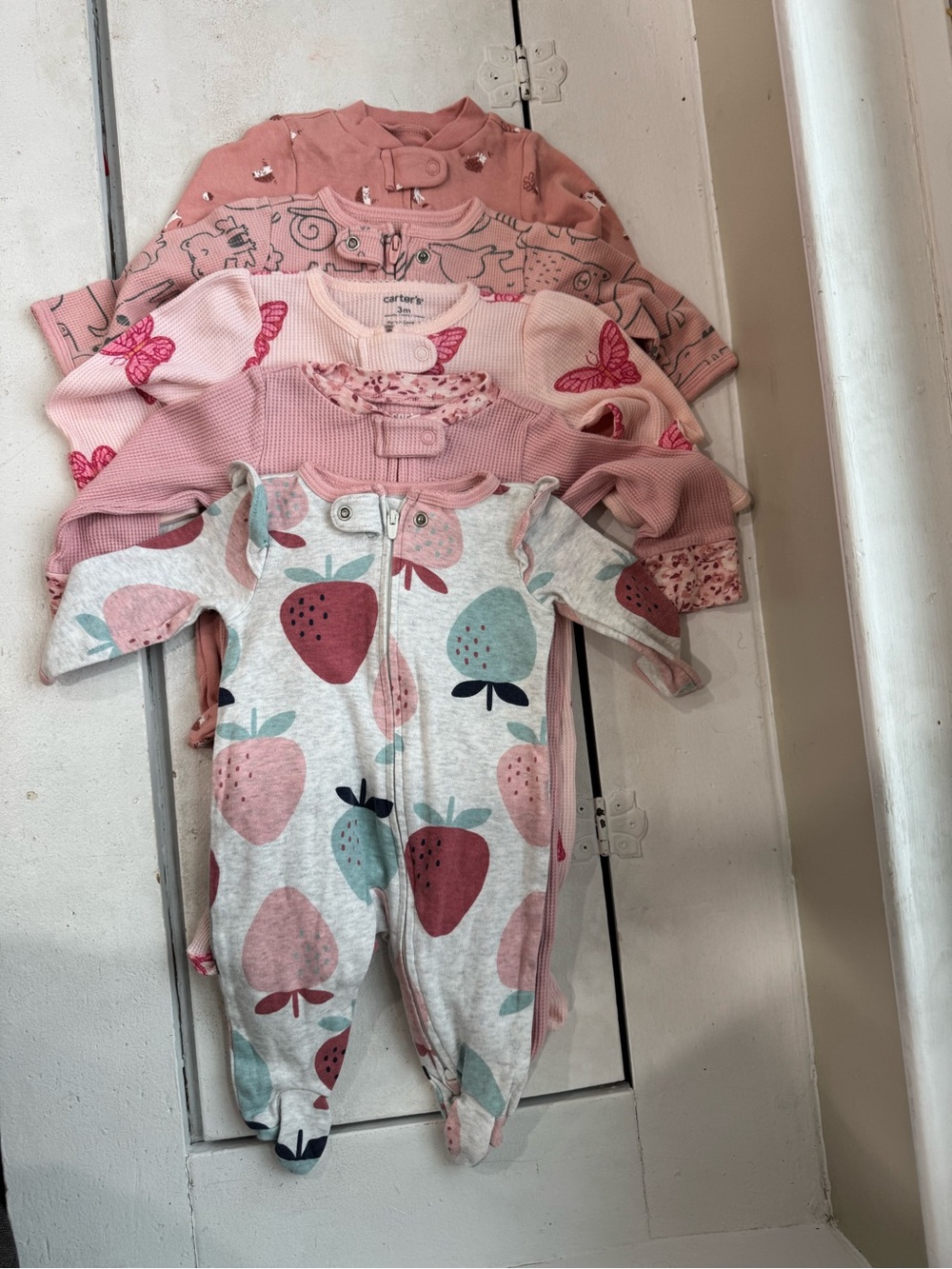 Carter’s 5pack play and sleep pajamas size 3month